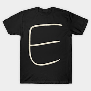 Hand Drawn Letter E T-Shirt